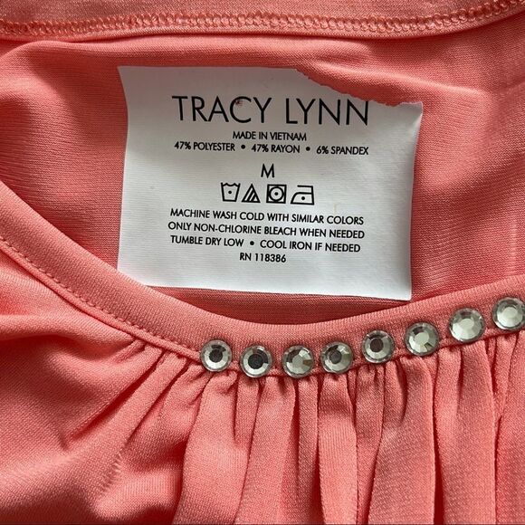 Tracy Lynn Ruched Fit & Flare Dress Sz M - Picture 6 of 11